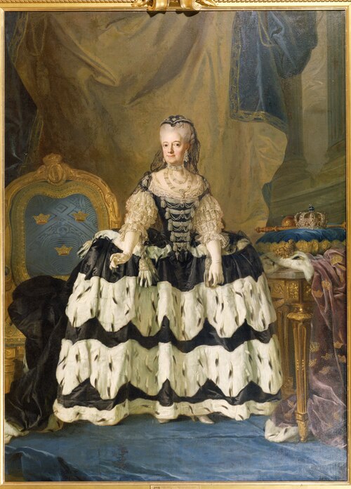 The Dowager Queen Lovisa Ulrika of Sweden, 1775, Lorens Pasch le jeune