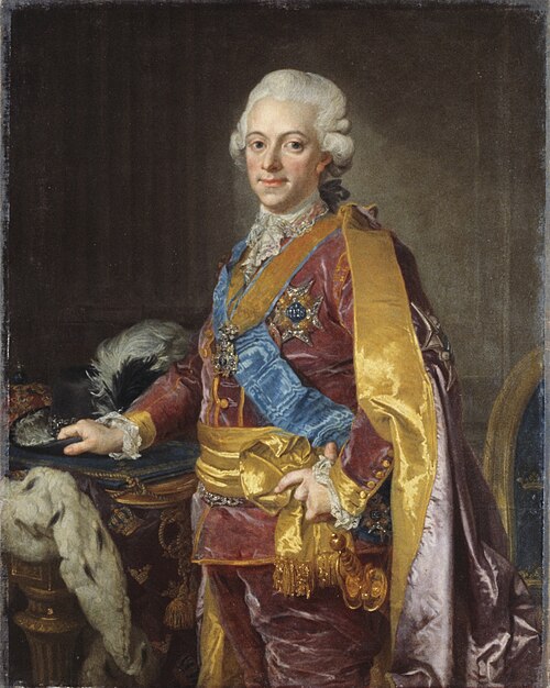 Gustav III, King of Sweden, 1780, Lorens Pasch le jeune