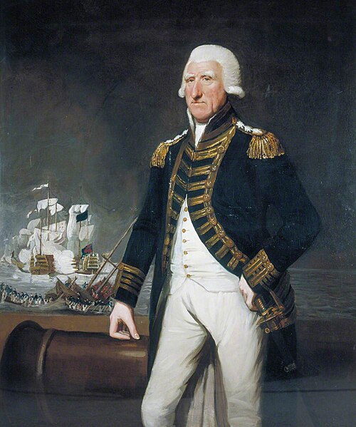Samuel Hood (1724–1816), 1st Viscount Hood , British Admiral, 1794, Lemuel Francis Abbott