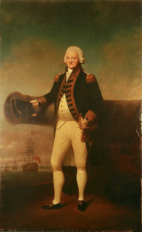 Portrait of Admiral Sir Peter Parker showing him facing slightly to the left, 1799, Lemuel Francis Abbott