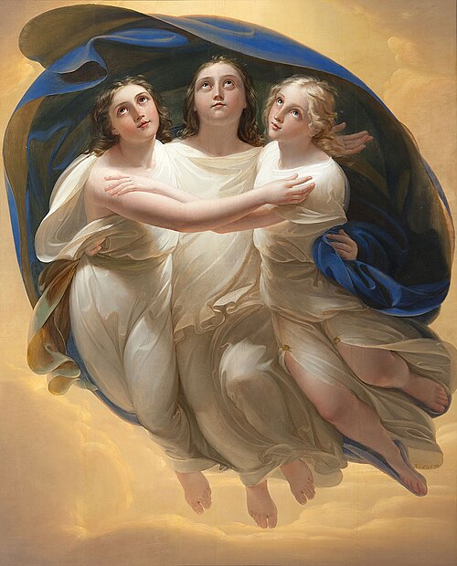 Three Angels (Faith, Hope and Love), 1830, František Tkadlík