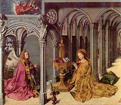 l'Annonciation, 1443, Barthélemy d'Eyck