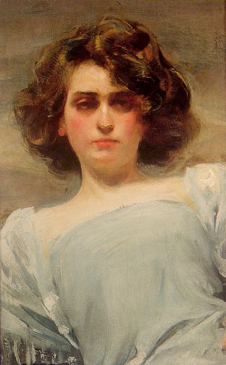 Júlia en blau, 1908, Ramón Casas