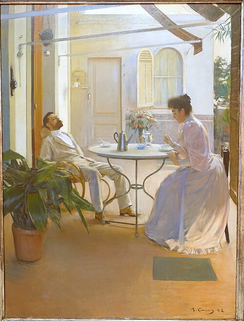 Open Air Interior, 1892, Ramón Casas