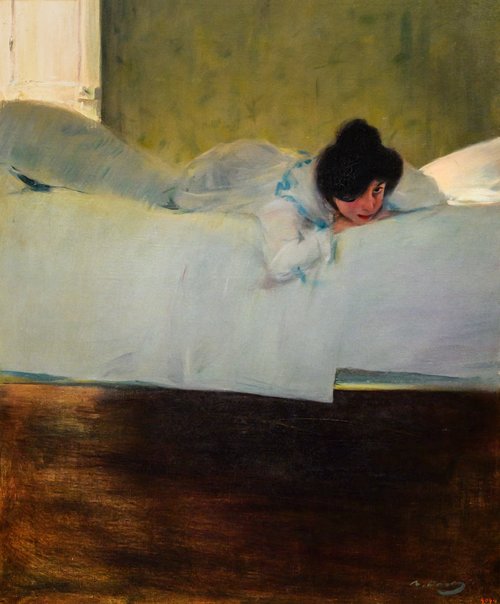 La paresse, 1898, Ramón Casas