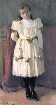 Retrat de la nena Sardà, 1893, Ramón Casas