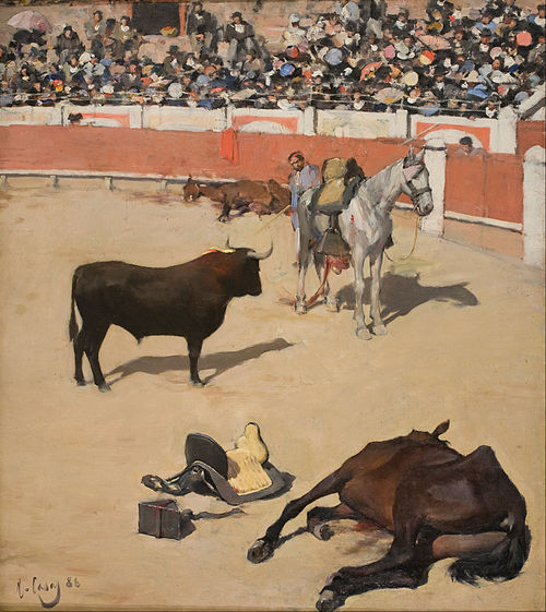 Bulls (Dead Horses), 1886, Ramón Casas