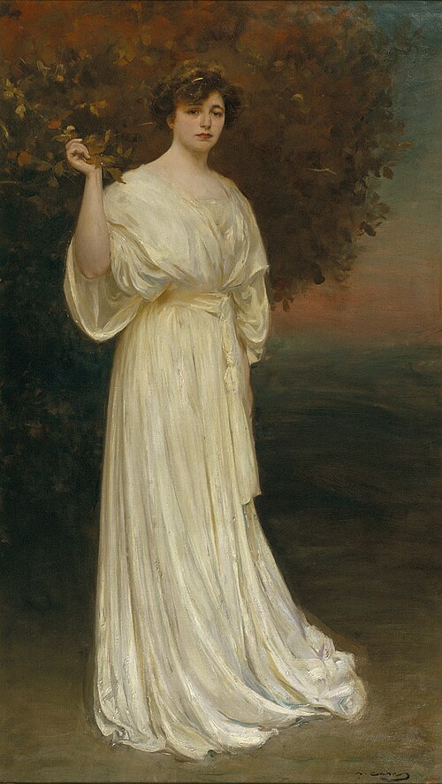 Portrait of Senyora Baladia, 1907, Ramón Casas