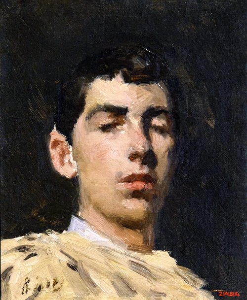 Autoportrait Ramon Casas, 1882, Ramón Casas