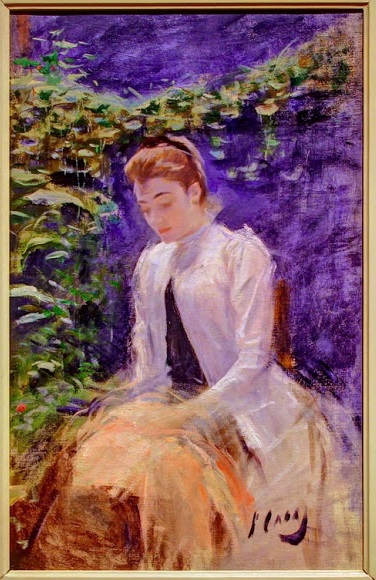 La dama blanca, 1891, Ramón Casas