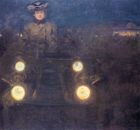 L'automòbil, 1902, Ramón Casas