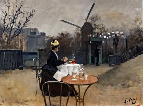 Plein air, 1890, Ramón Casas