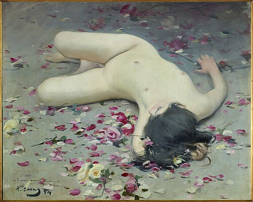 Flores deshojadas, 1894, Ramón Casas