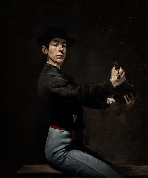 autoportrait en tenue de flamenco, 1883, Ramón Casas