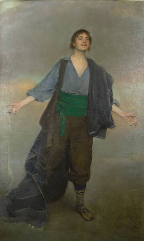 Eric Borràs as Manelic, 1897, Ramón Casas