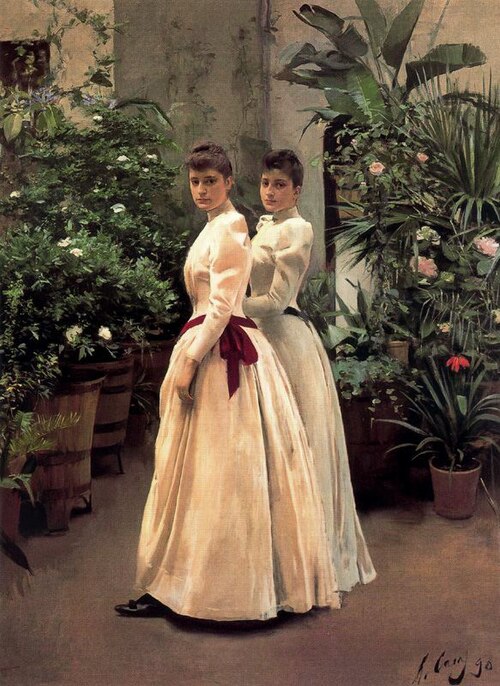 Portrait des demoiselles N.N., 1890, Ramón Casas