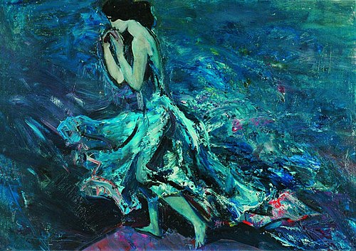 Femme qui part, 1964, Édouard Isabekian