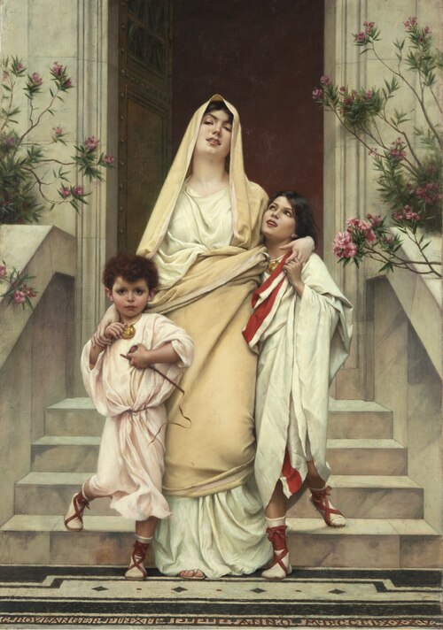 The Mother of the Gracchi, 1885, Gustave Boulanger