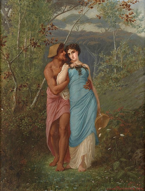 Galatea and the Shepherd Acis, 1860, Gustave Boulanger