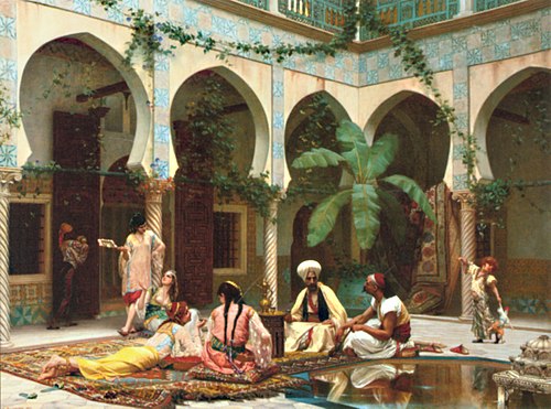 Le harem du palais, , Gustave Boulanger