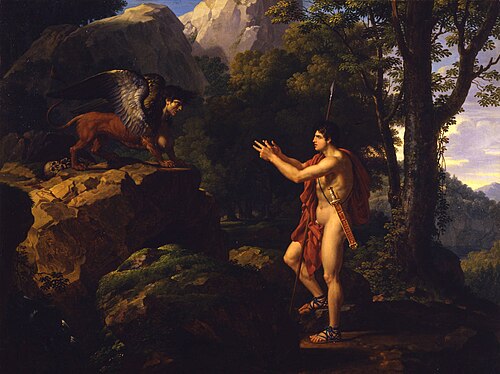 Œdipe et le Sphinx, 1808, François-Xavier Fabre