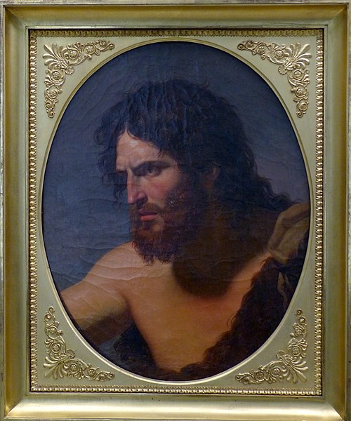 Tête de Saint Jean-Baptiste, étude, 1791, François-Xavier Fabre
