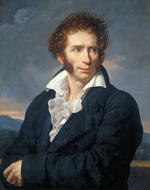 Ugo Foscolo, Italian poet, 1813, François-Xavier Fabre