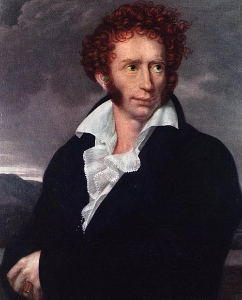Ugo Foscolo, Italian poet, 1813, François-Xavier Fabre