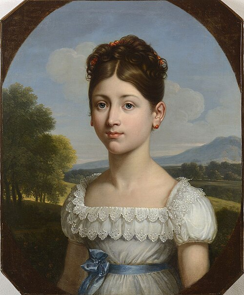 Portrait de Caroline Scitivaux, 1800, François-Xavier Fabre