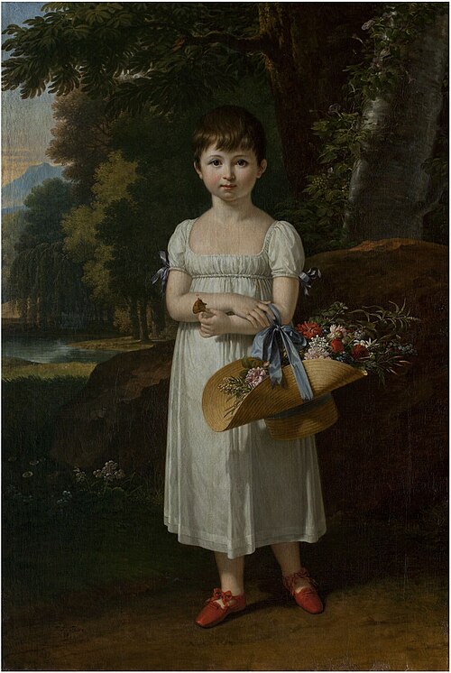 Portrait of Princess Amelia Ogińska (1805-1858), 1808, François-Xavier Fabre