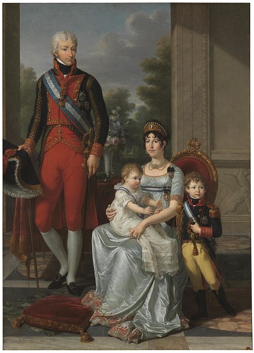 La Famille royale d'Étrurie, 1804, François-Xavier Fabre