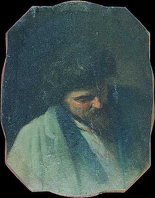 Head of a man, , Victor Meirelles