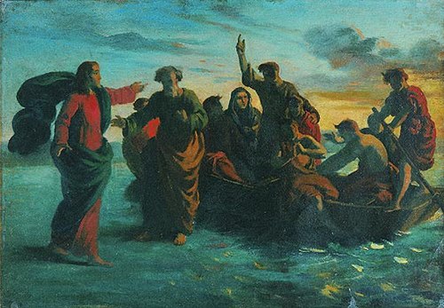 Le Christ marchant sur les eaux, , Victor Meirelles