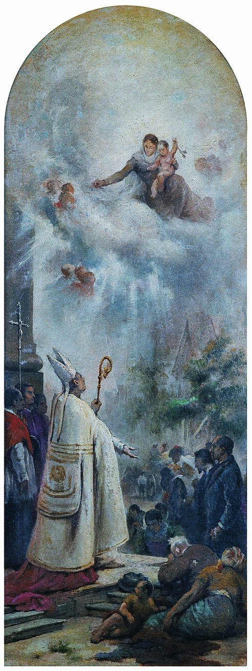 étude pour l'Invocation à la Vierge, 1898, Victor Meirelles