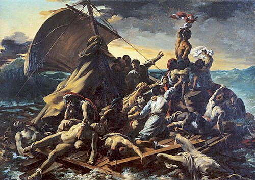 Le Radeau de la Meduse (O Naufrágio da Medusa), 1858, Victor Meirelles