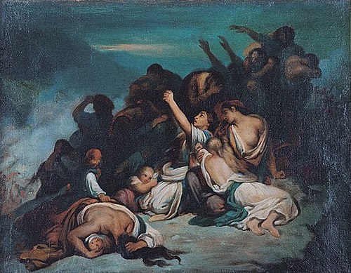 Mulheres suliotas, 1857, Victor Meirelles