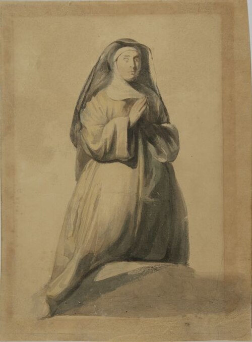 Estudo de Panejamento 08, 1856, Victor Meirelles