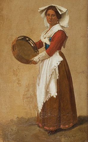 Estudo de Panejamento 24, 1856, Victor Meirelles