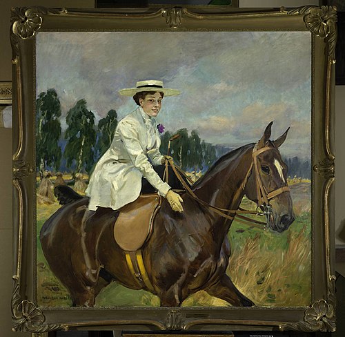 Amazon woman – portrait of Maria Zandbang, 1913, Wojciech Kossak