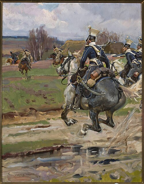 Uhlans, 1914, Wojciech Kossak