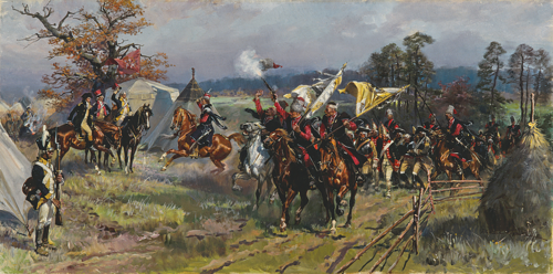 After the Battle of Zieleńce 1792, 1898, Wojciech Kossak