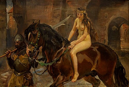 Lady Godiva, 1923, Wojciech Kossak