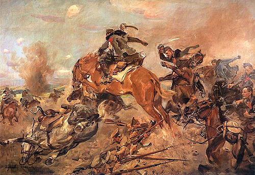 Szarża pod Rokitną, 1934, Wojciech Kossak