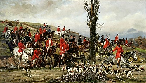 Imperial hunting in Gödöllő, 1887, Wojciech Kossak