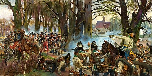 Battle of Raszyn., 1913, Wojciech Kossak