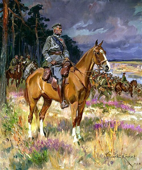 Piłsudski on Kasztanka., 1928, Wojciech Kossak