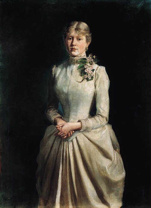Portrait of the artist's wife, 1884, Wojciech Kossak