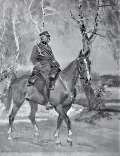 Marshal Józef Piłsudski on "Kasztanka", 1933, Wojciech Kossak