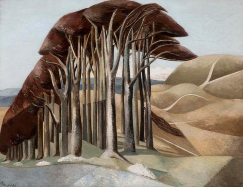 Wood on the Downs, 1929, Paul Nash