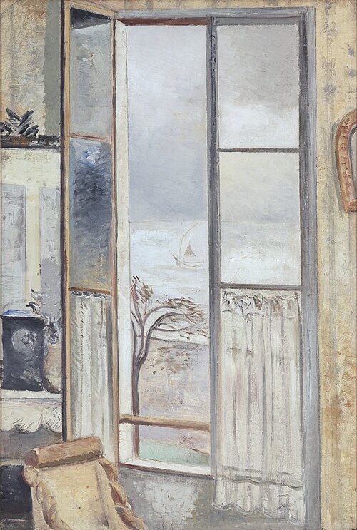 Riviera Window, Cros-de-Cagnes, 1926, Paul Nash